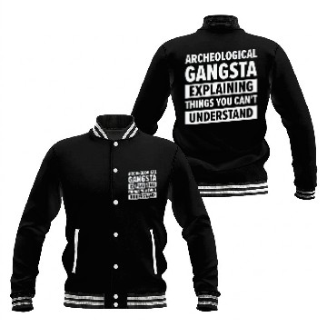 Discover Archeology Gangsta Human History Science Artifacts Baseball Jackets
