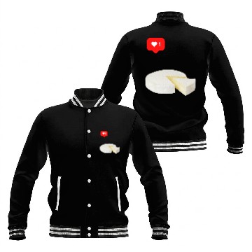 Discover Brie Cheese Lover Baseball Jackets