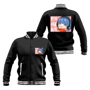 Discover Kpop Music Finger Heart Chibi Anime Manga Aestheti Baseball Jackets