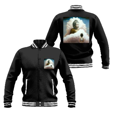 Discover Blessings of the Little Buddha Baseball Jackets