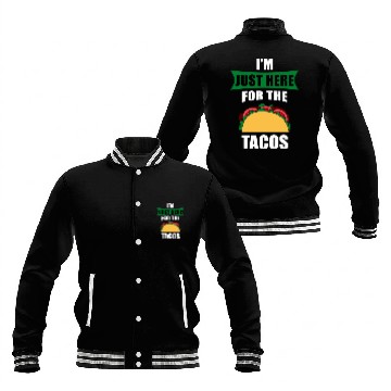 Discover Cinco de Mayo Taco Lover Baseball Jackets