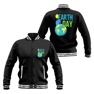 Discover Earth Day 2019 Baseball Jackets Great Vintage Ear Elephant S