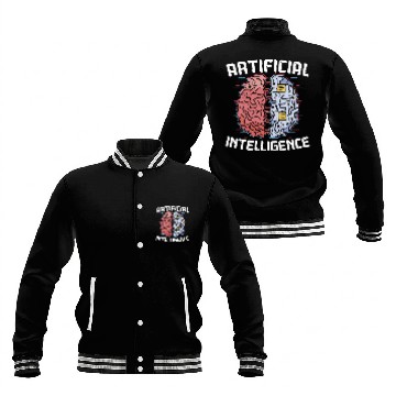 Discover Deep Learning AI Artificial Intelligence Robotics Baseball Jackets