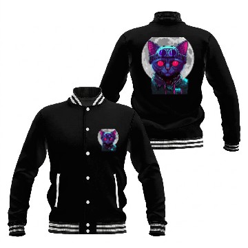 Discover SPACE CAT 1 Baseball Jackets