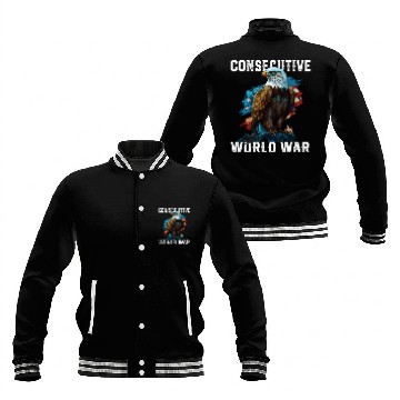 Discover Consecutive World War American Veteran USA Fourth Baseball Jackets