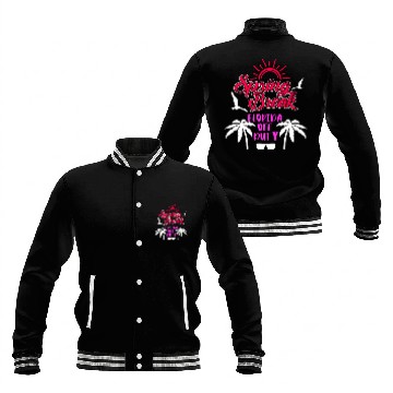 Discover Spring Break Florida off duty holiday Spring Break Baseball Jackets