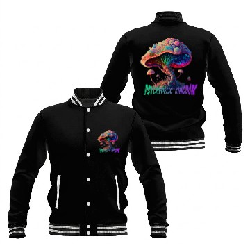 Discover Psychedelic Mushroom Baseball Jackets