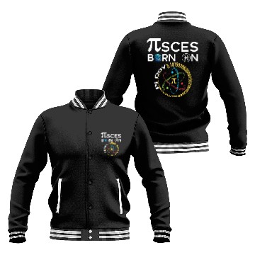 Discover Pi Day Birthday Baby Born on Pi Day Pisces Baseball Jackets