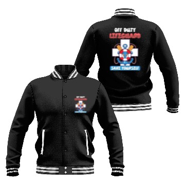 Discover Swimmer Scuba Diving Lifeguard Water Sport Baseball Jackets
