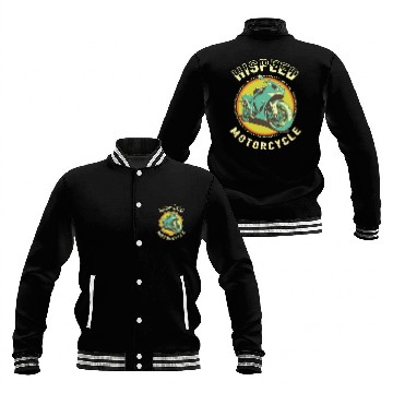 Discover Motorcycle Bikers Racing Baseball Jackets