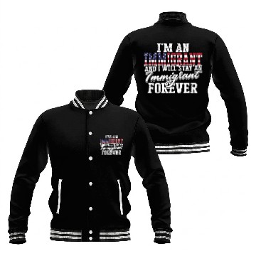 Discover US Immigrant Indigenous USA Immigrants america Baseball Jackets
