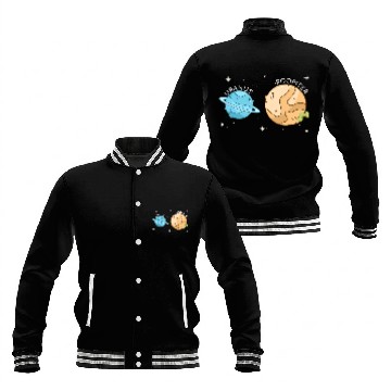 Discover Uranus Poopiter Funny Uranus Planet Space Lover Baseball Jackets