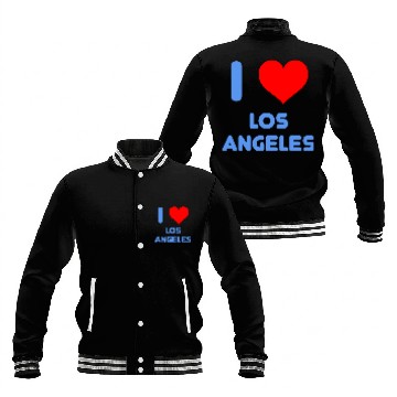 Discover I Love Los Angeles Baseball Jackets