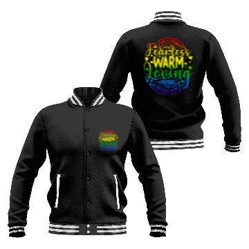 Discover She Is Mom Strong Fearless Warm Loving Patient Baseball Jackets