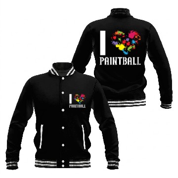 Discover Paintball Paint Gun Paintball Player Paintballer Baseball Jackets
