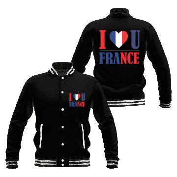 Discover ILOVE FRANCE Baseball Jackets