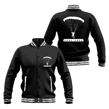 Discover Feel free parachute, Cross Country Pilots Baseball Jackets