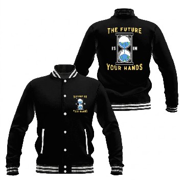 Discover Earth Hour Time Environmentalist Save The Planet Baseball Jackets