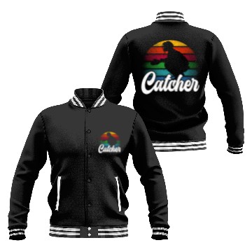 Discover Baseball Lover Baseball Player Baseball Catcher Baseball Jackets
