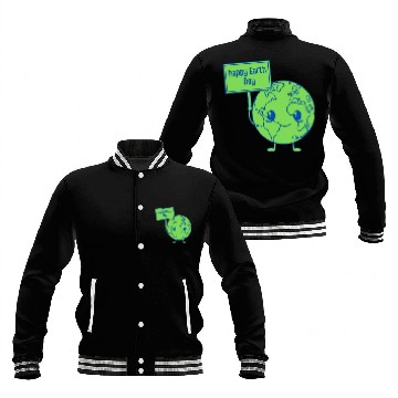 Discover Happy Earth Day Baseball Jackets