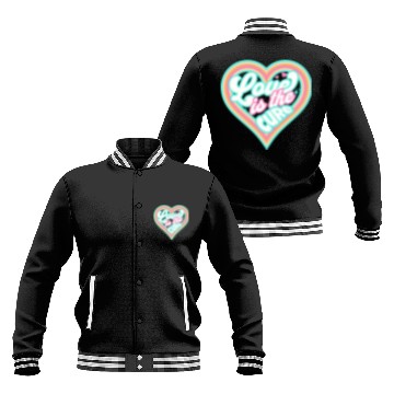 Discover LOVE IS THE CURE (blue) Baseball Jackets