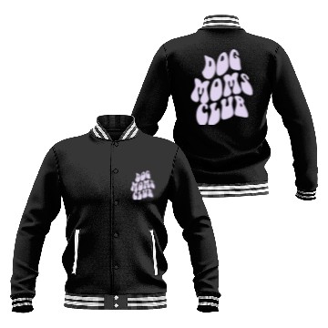 Discover Dog Moms Club retro Pet Lover Baseball Jackets