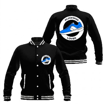 Discover Running Lover | Man Jogging Exercise Baseball Jackets