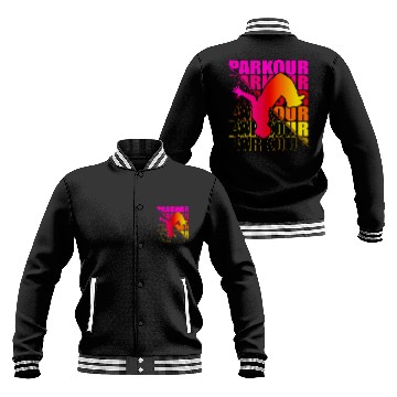 Discover Parkour, Freerunning, Street Workout Acrobatic Baseball Jackets