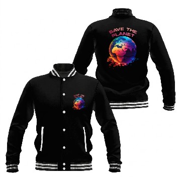 Discover Save the Planet Nature Environment Earth Baseball Jackets