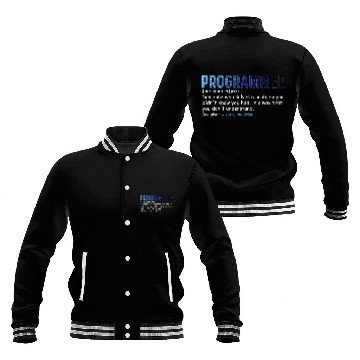 Discover IT Nerd Geek Programmer Definition Computer Baseball Jackets