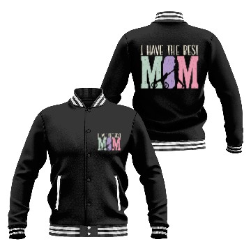 Discover Motherhood Mommy Best Mom Ever Mama Mothers Day Baseball Jackets