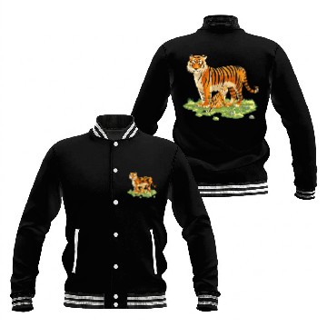 Discover Mother And Son Tiger Baseball Jackets