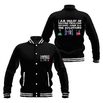 Discover Funny Science Laboratory Chemist Technician Baseball Jackets