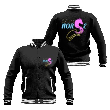 Discover Horse Girl Baseball Jackets Horse Lovers Gift Equestrian