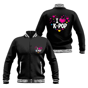 Discover K-Pop K-drama Korean Music KPop Kdrama Gift Baseball Jackets