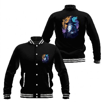 Discover black wizard Baseball Jackets