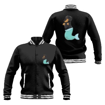 Discover Dachshund Mermaid Cute Weiner Dog With Mermaids Baseball Jackets