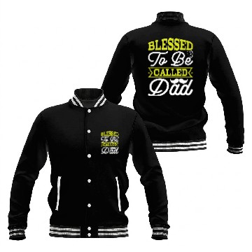 Discover Blessed to be called dad Baseball Jackets