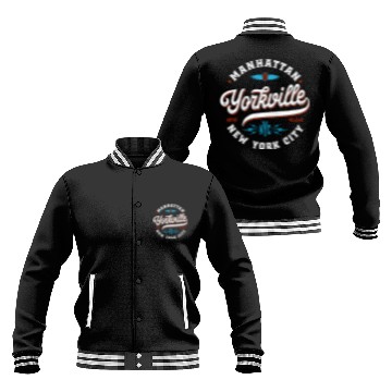Discover New York Manhattan Yorkville Baseball Jackets