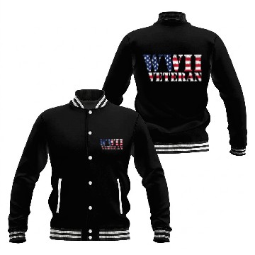 Discover Ww2 Veteran American Flag World War Ii Baseball Jackets