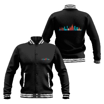 Discover Moscow Skyline Russia Red Square Russian Baseball Jackets