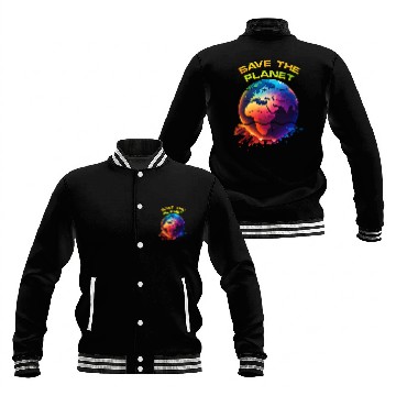 Discover Save the Planet Nature Environment Earth Baseball Jackets