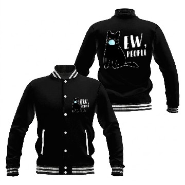 Discover Cat With Ew People Statet Baseball Jackets