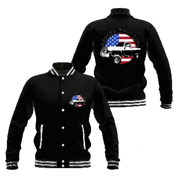 Discover Squarebody Truck 4X4 Square Body Baseball Jackets