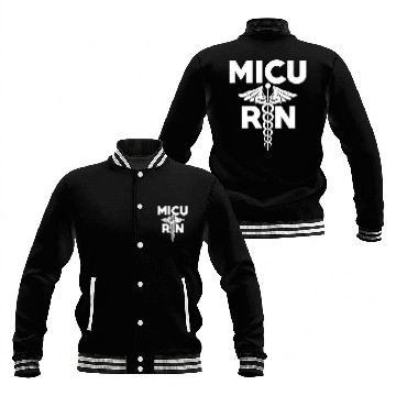 Discover Micu Registered Nurse Intensive Care Unit Rn Staff Baseball Jackets