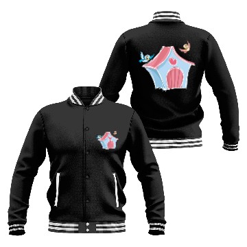 Discover Birds Around Bird Nest Baseball Jackets