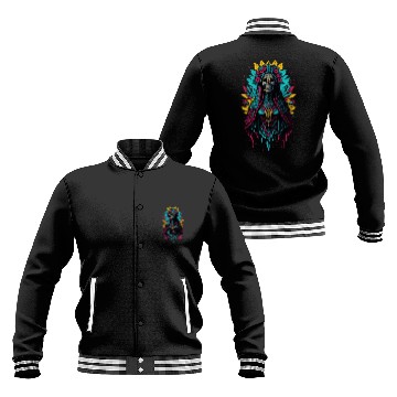 Discover Santa Muerte de Guadalupe Baseball Jackets