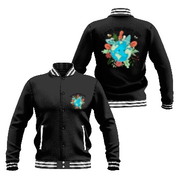 Discover Earth Day Every Day Save The Planet Nature Lovers Baseball Jackets