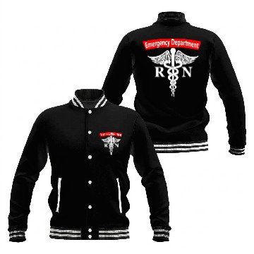 Discover Emergency Department Nursing Er Registered Nurse Baseball Jackets