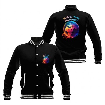 Discover Save the Planet Nature Environment Earth Baseball Jackets